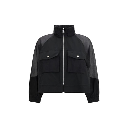 PINKO Black Polyester Shell Jacket