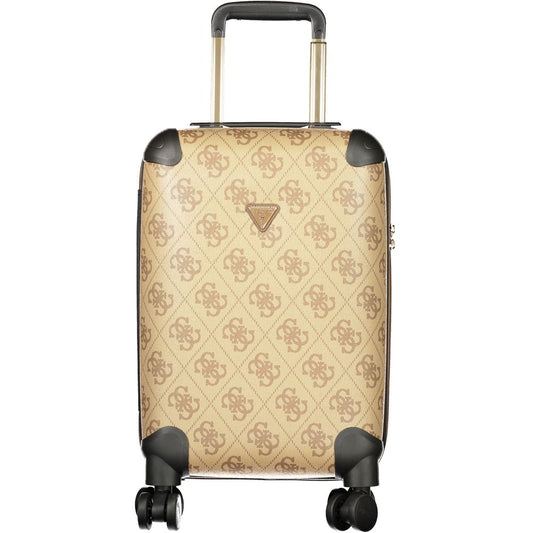 Guess Jeans Marrone Poliuretano Women Travel Trolley