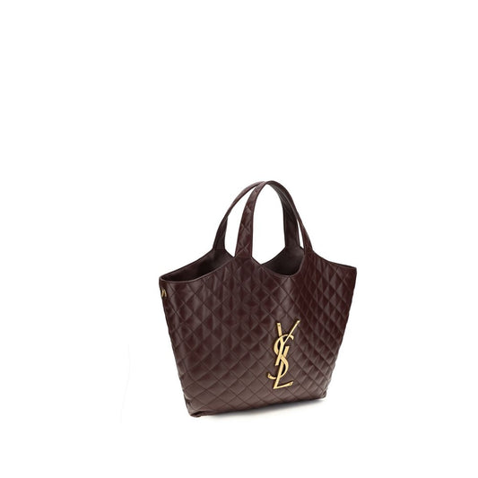 Saint Laurent Bordeaux Lamb Ovis Aries Aries Shoulder Bag