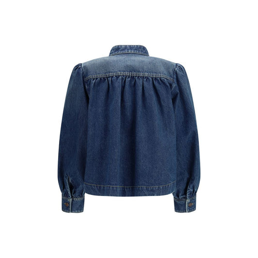 Chloé Blue Cotton Denim Jacket