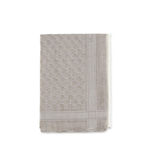 Max Mara Beige Wool Scarf