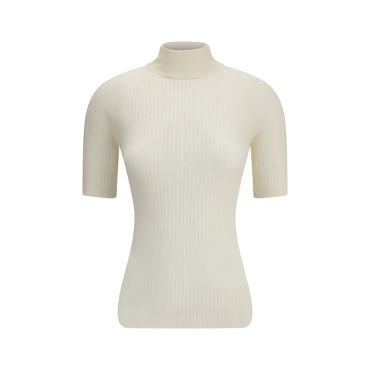 SA SU PHI Beige Cashmere Top