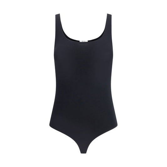 Wolford Black Cotton Top
