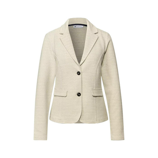 Street One Cream Polyester Blazer