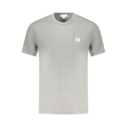 Calvin Klein Grigio Cotton Men T-Shirt
