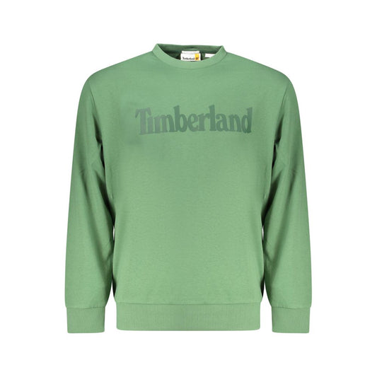 Timberland Verde Cotton Men Sweatshirt