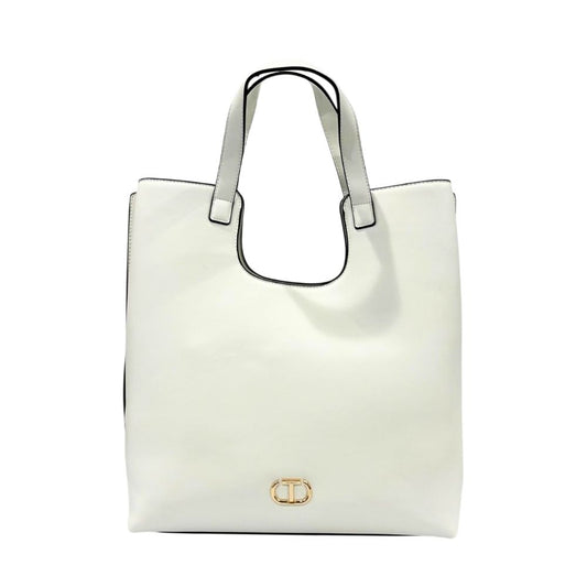 Twinset White PU Women Handbag