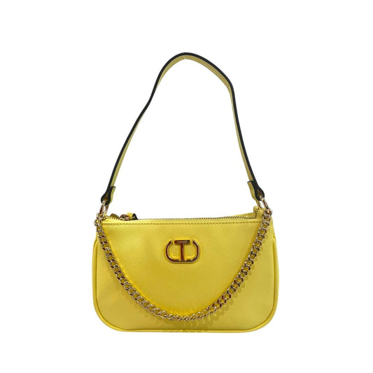 Twinset Bicolor Polyethylene Clutch Bag