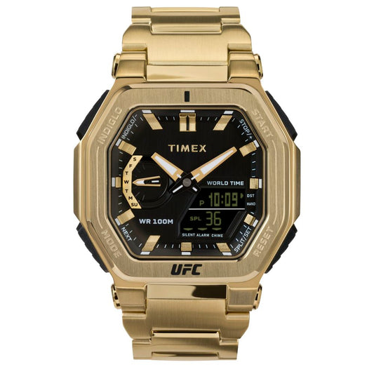 Timex Gold Stainless Steel Sport Watch