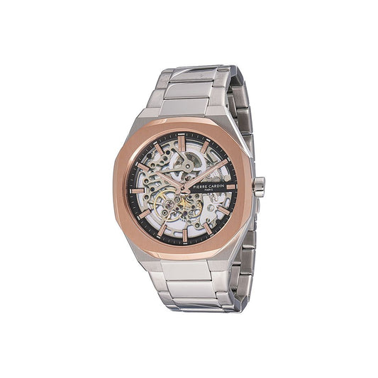 Pierre Cardin Gray Stainless Steel Dress Watch