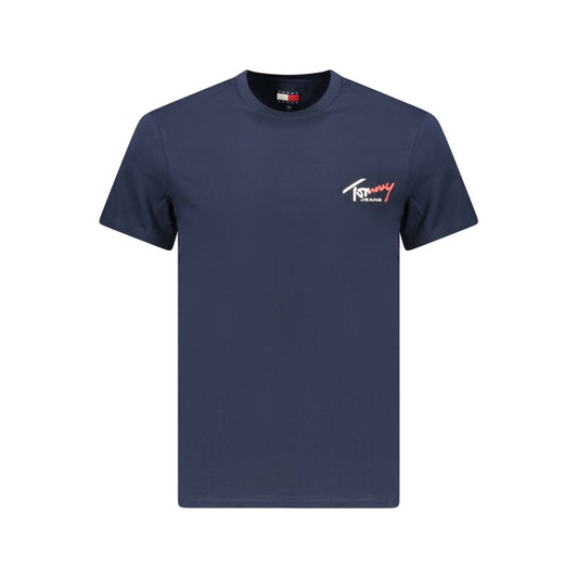 Tommy Hilfiger Blue Cotton Men's T-Shirt