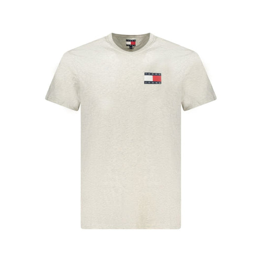 Tommy Hilfiger Grigio Cotton Men T-Shirt
