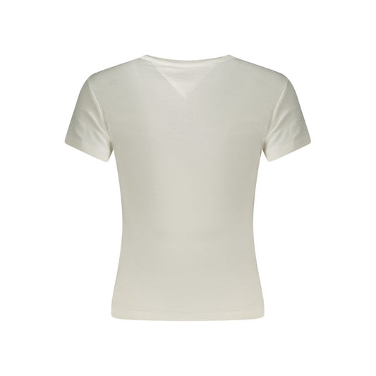 Tommy Hilfiger White Cotton Women T-Shirt