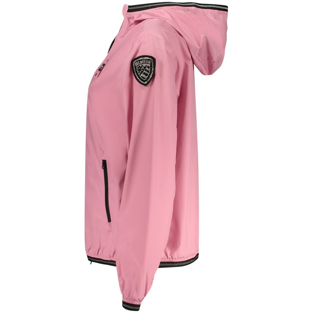 Blauer Pink Elastane Shell Jacket