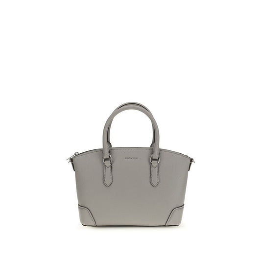 Michael Kors Gray Calf Leather Bos Taurus Shoulder Bag