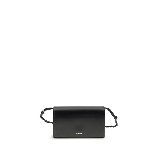 Jil Sander Black Calf Leather Bos Taurus Wallet