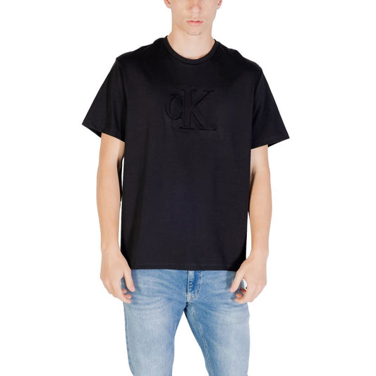Calvin Klein Jeans Black Cotton T-Shirt