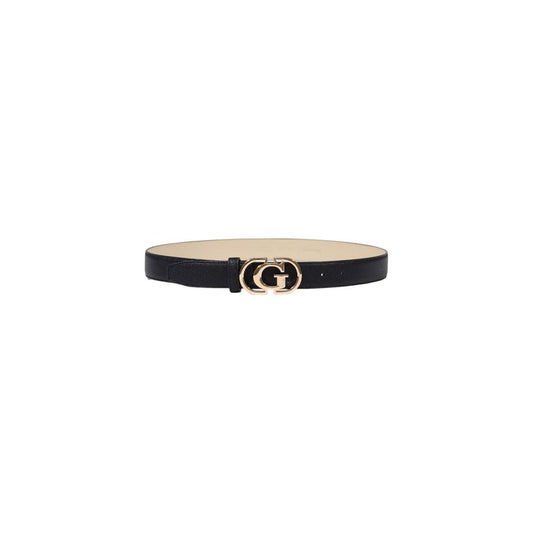 Guess Black Polyester Thin Belt