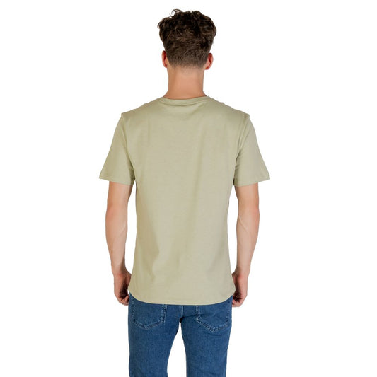 Hugo Boss Green Cotton T-Shirt