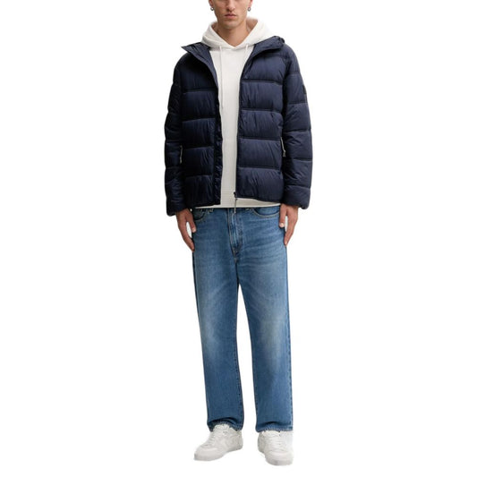 Tommy Hilfiger Jeans Blue Polyamide Full-Length Jacket