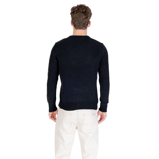 Gianni Lupo Black Polyester Sweatshirt