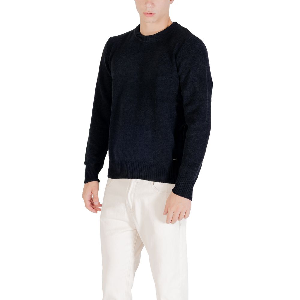 Gianni Lupo Black Polyester Sweatshirt