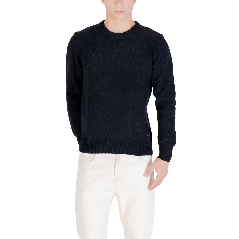 Gianni Lupo Black Polyester Sweatshirt