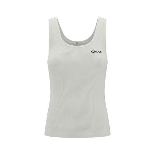 Chloé Beige Cotton Top