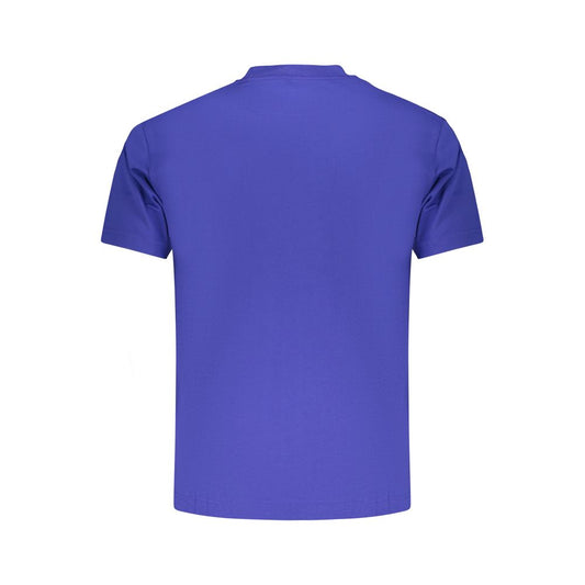 Vans Blu Cotton Men T-Shirt