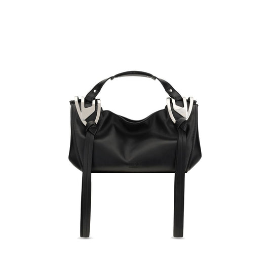 Diesel Black Calf Leather Bos Taurus Shoulder Bag