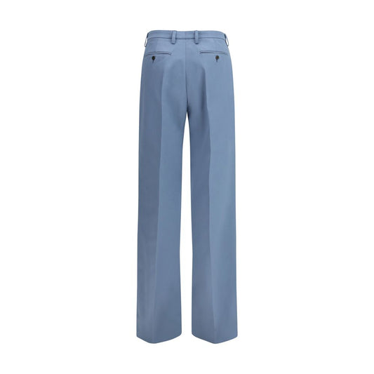 Prada Blue Cotton Chino Pants