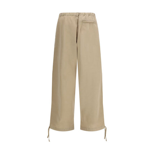 Ferragamo Beige Cotton Casual Pants