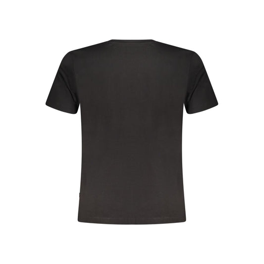 Guess Jeans Black Cotton Men T-Shirt