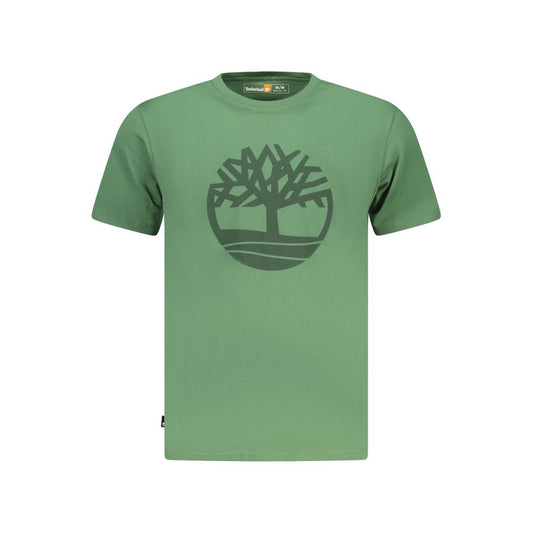 Timberland Verde Cotton Mens T-Shirt