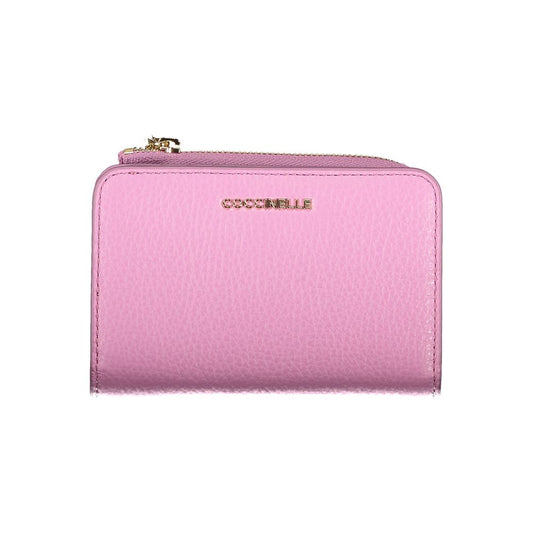 Coccinelle Purple Leather Wallet