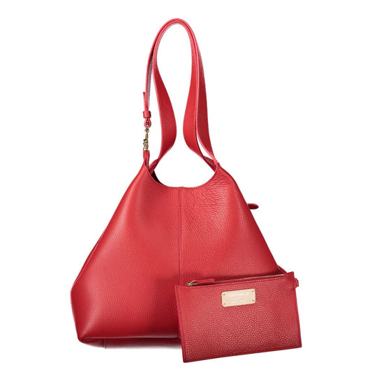 Coccinelle Red Leather Handbag