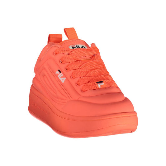 Fila Red Polyester Athletic Sneakers