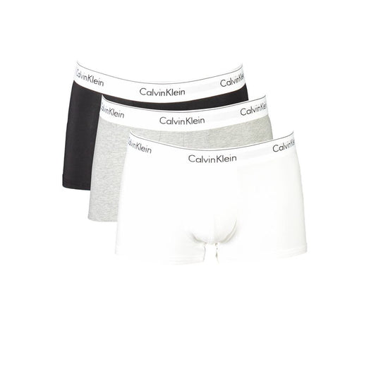 Calvin Klein Grigio Cotton Men's Trunk