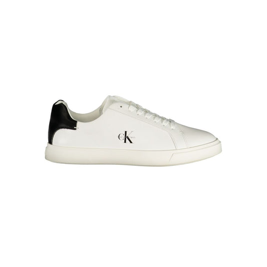 Calvin Klein White Polyurethane Women Sneaker