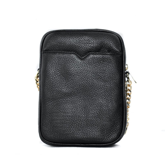 Michael Kors Black Leather Shoulder Strap