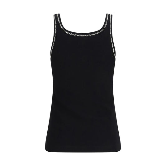 PINKO Black Cotton T-Shirt