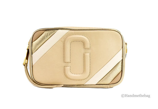 Marc Jacobs The Moto Shot 21 Curds Leather Camera Crossbody Purse Bag