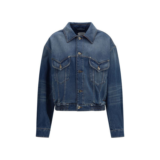 Versace Blue Cotton Clothing