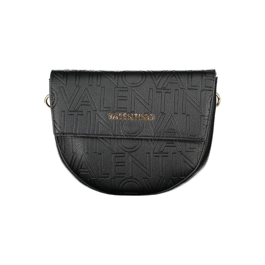 Mario Valentino Black Polyurethane Women Handbag