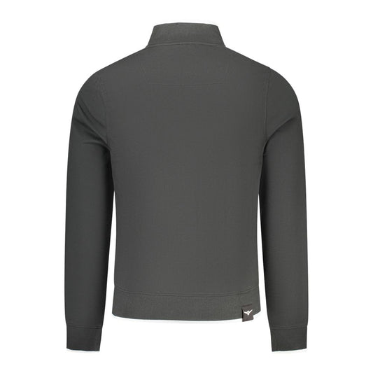 Accademia Militare Black Cotton Mens Sweatshirt