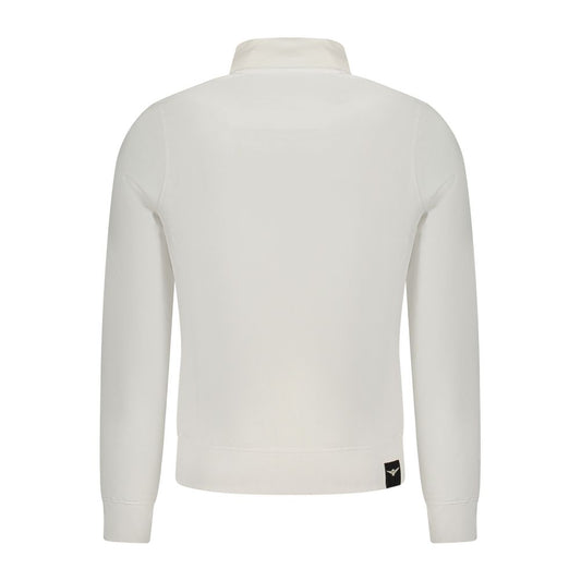 Accademia Militare Bianco Cotton Mens Sweatshirt