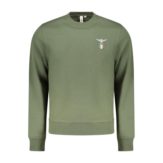Accademia Militare Verde Cotton Mens Sweatshirt