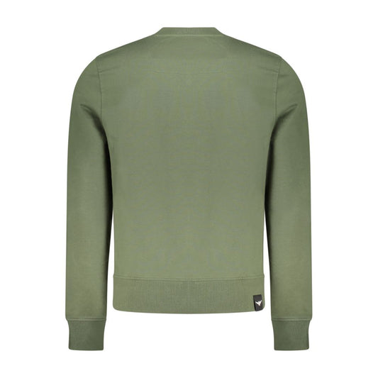 Accademia Militare Verde Cotton Mens Sweatshirt