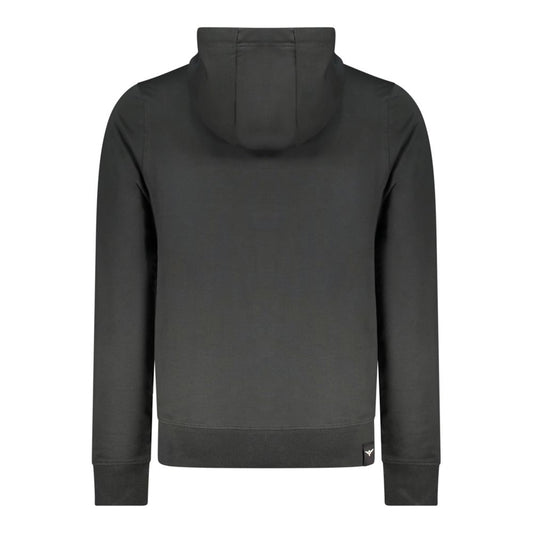 Accademia Militare Black Cotton Mens Sweatshirt