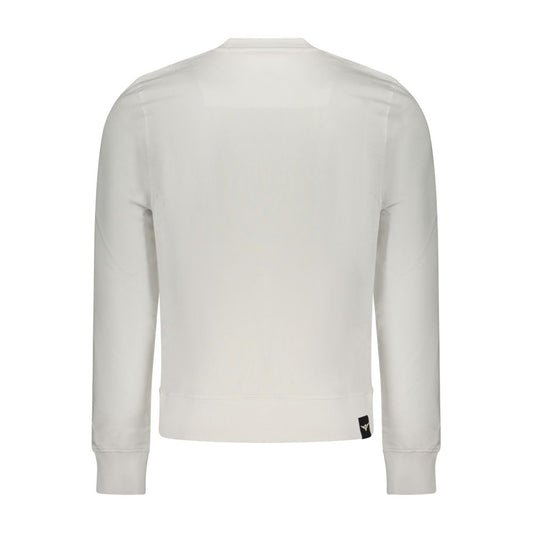 Accademia Militare White Cotton Men's Sweatshirt
